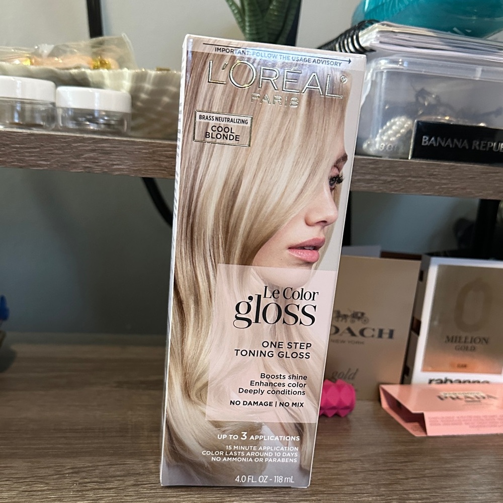 L'Oreal Le Color Gloss Cool Blonde Toning Gloss